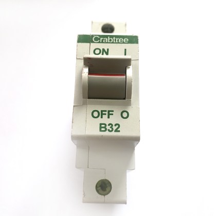 Crabtree Polestar 60B/32 B32 32A 32 Amp MCB Circuit Breaker Type B